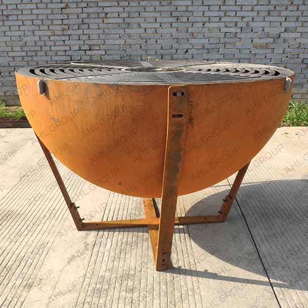 <h3>Corten steel metal bbq fire pit outdoor for backyard rusted </h3>
